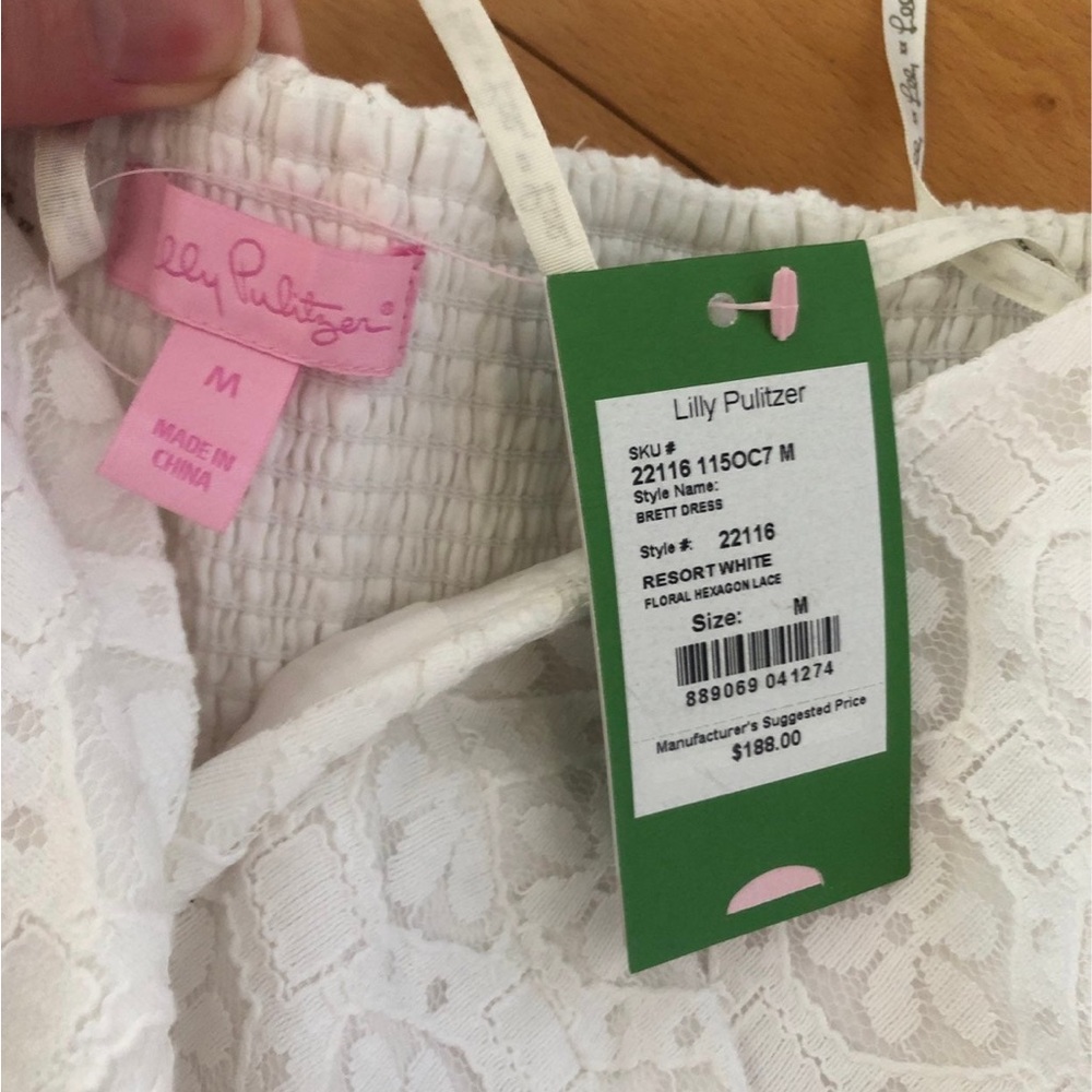 NWT Lilly Pulitzer white dress, Medium - Picture 8 of 10